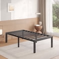 thumbnail image 1 of FSCHOS 18 inch Twin Size Metal Bed Frame, Heavy Duty Metal Platform with Ample Storage Space, Sturdy Construction, No Box Spring Needed, 1 of 7