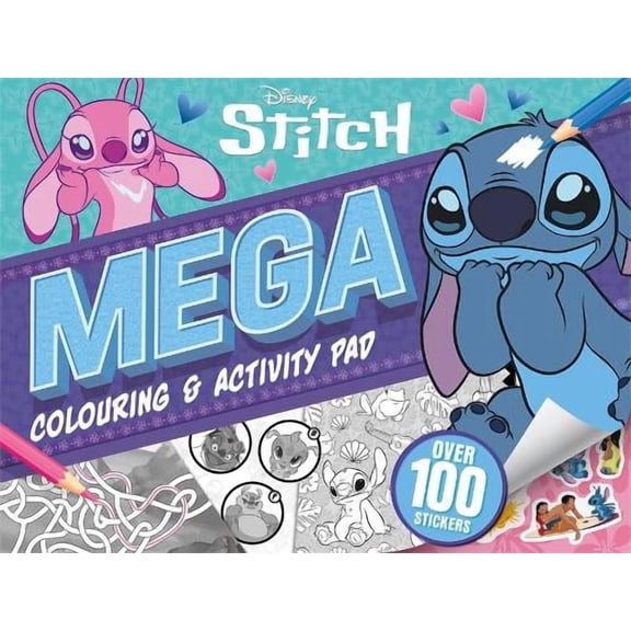 FSCM: Disney Stitch: Mega Colouring & Activity Pad (Paperback)