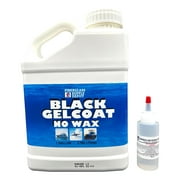 FSD Black Gelcoat No Wax Gallon with 60cc Hardener MEKP