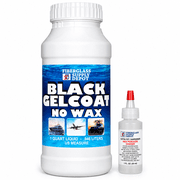 FSD Black Gelcoat No Wax Quart with 15cc Hardener MEKP