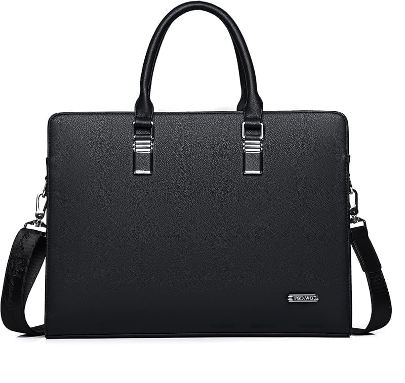 FSD.WG]Business Bag Leather Briefcase Shoulder Laptop Business Bag for Men
