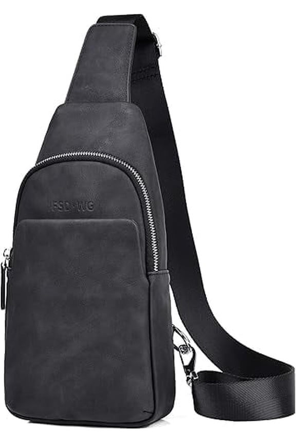 Men's Multi-Functional Sling Bag, Water-Resistant Crossbody Bag for Travel & Daily Use