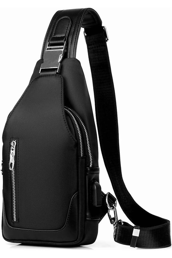 Men's Multi-Functional Sling Bag - Waterproof Durable Crossbody Bag for Travel & Commute