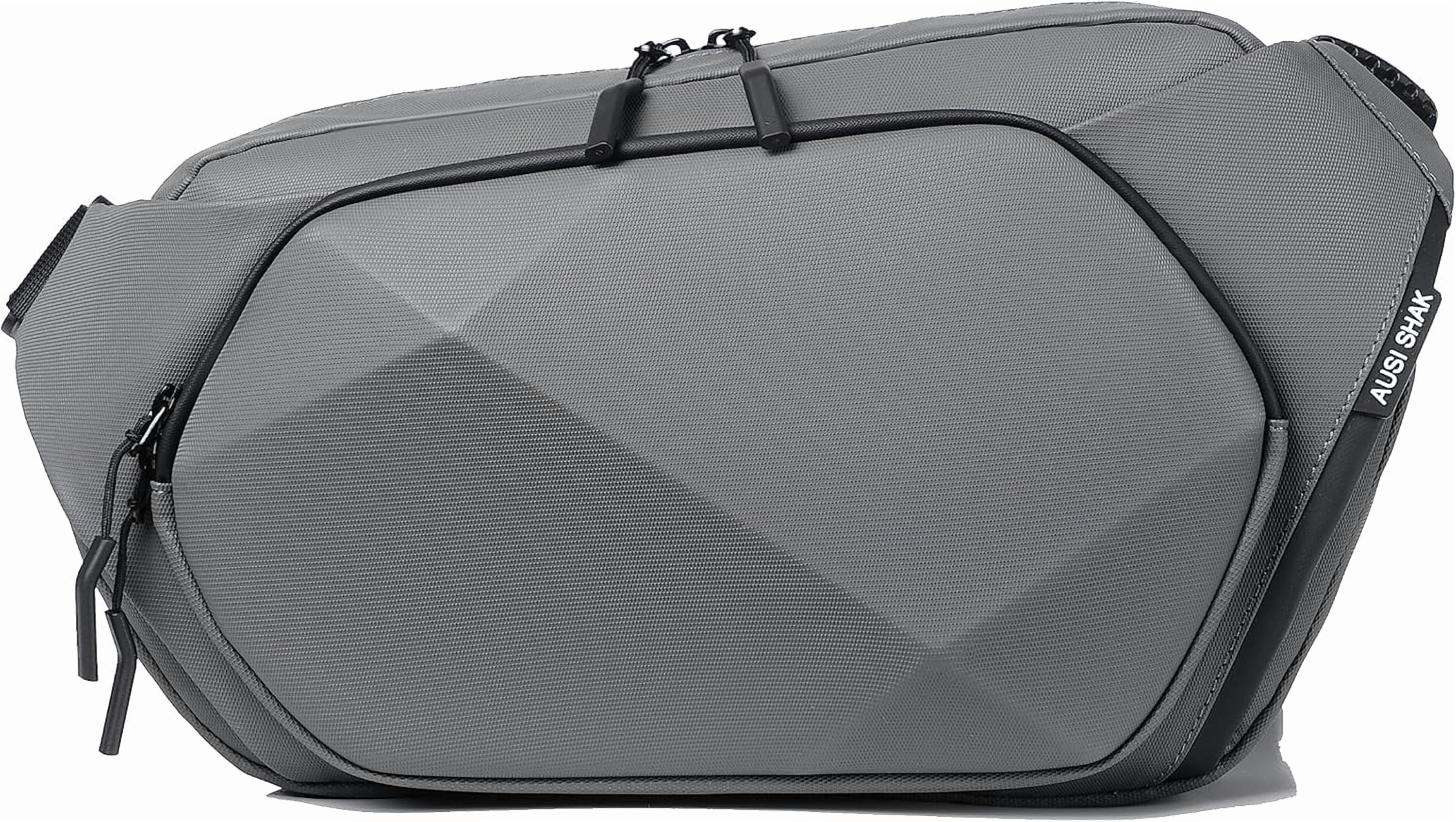 FSD.WG Men's Multifunctional Sling Bag - Waterproof Large Capacity Chest Bag for Travel & Commute