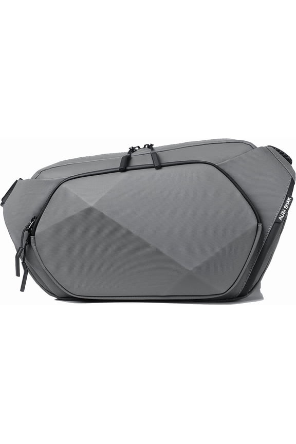 Men's Multifunctional Sling Bag - Waterproof Large Capacity Chest Bag for Travel & Commute