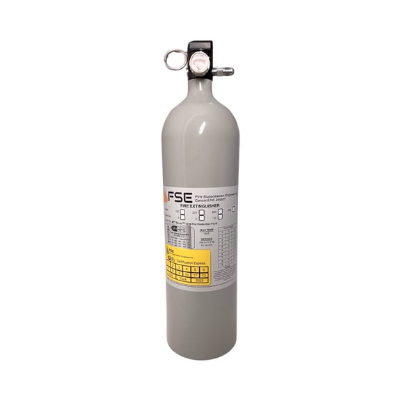 FSE 10511 Fire Suppression Engineering 5lb Replacement Extinguisher Bottle Only - SFI Certified