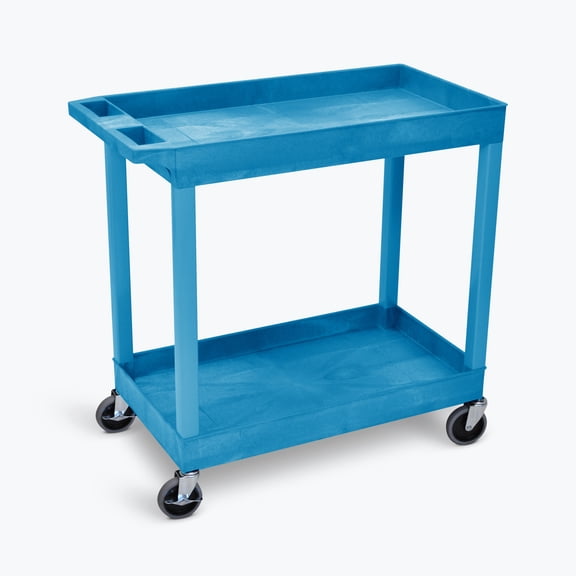 FSE 373-EC11-BU 32" x 18" Tub Cart - Two Shelves