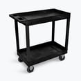 thumbnail image 1 of FSE 373-EC11SP5-B 32" x 18" Cart - Two Tub Shelf with 5" Casters, 1 of 3
