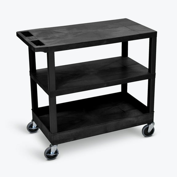FSE 373-EC221-B 32" x 18" Cart - Two Flat/One Tub Shelves