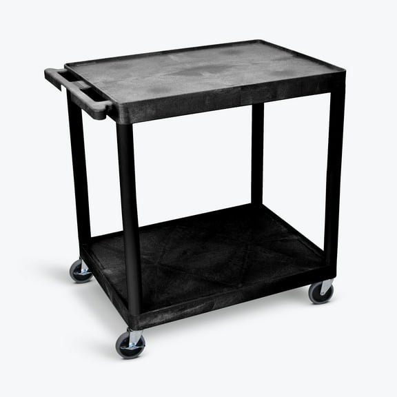 FSE 373-HE38-B Utility Cart - Two Shelves Structural Foam Plastic