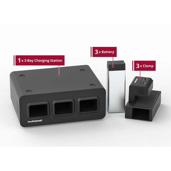 FSE 373-KBEP-3B3C3 Light Use Bundle - KwikBoost EdgePower Desktop Charging Station System