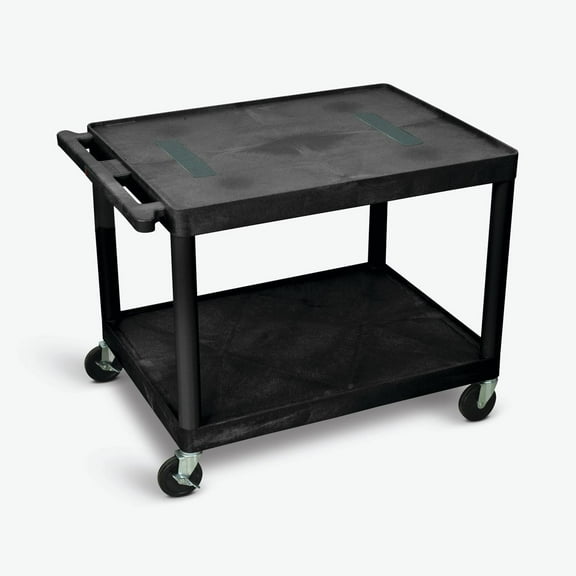 FSE 373-LE27-B 27"H AV Cart - Two Shelves