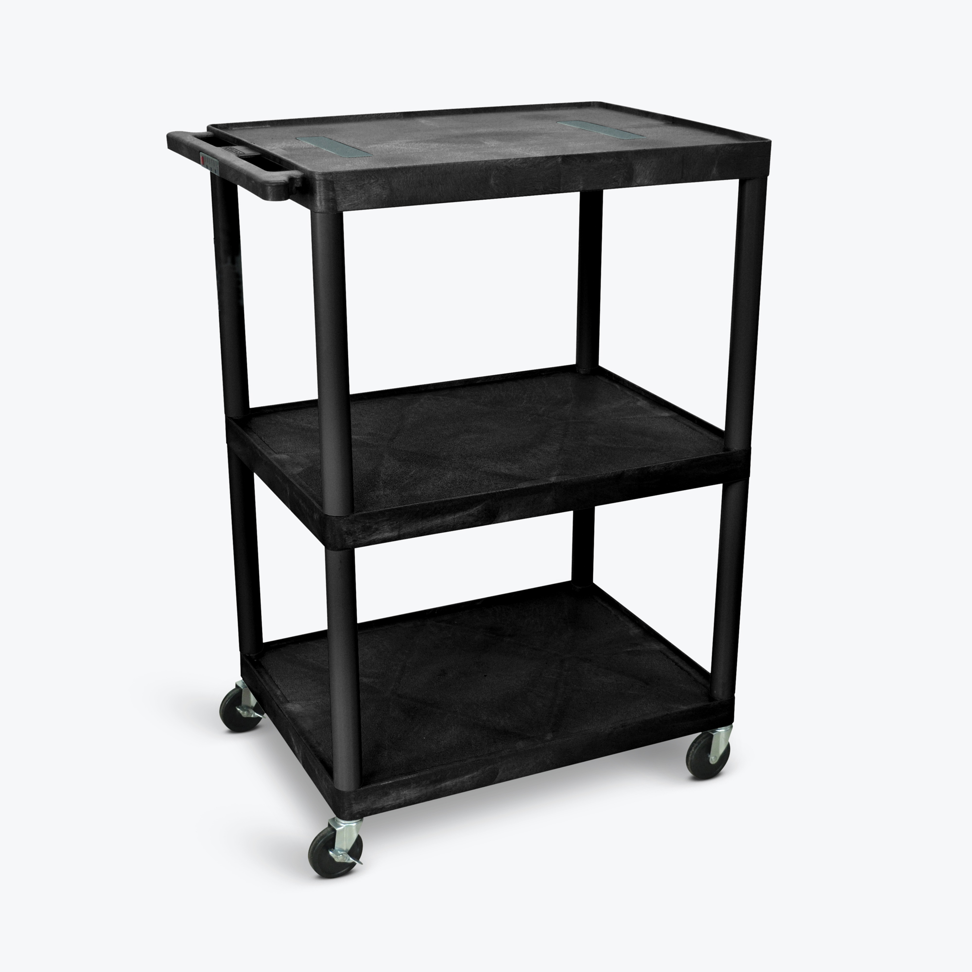 FSE 373LE48B 48"H AV Cart Three Shelves