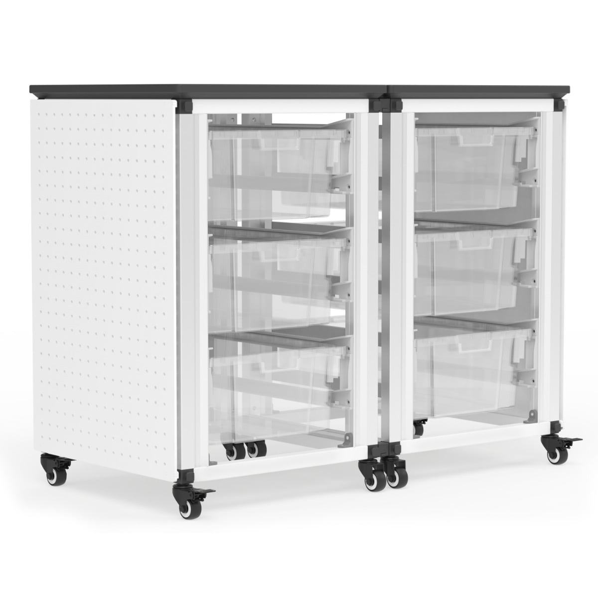 FSE 373-MBS-STR-21-6L Modular Classroom Storage Cabinet - 2 side-by ...