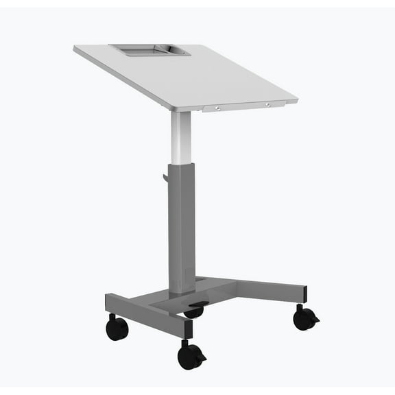FSE 373-STUDENT-P-TILT Pneumatic Adjustable Height Flip Top Student Desk/Nesting Desk
