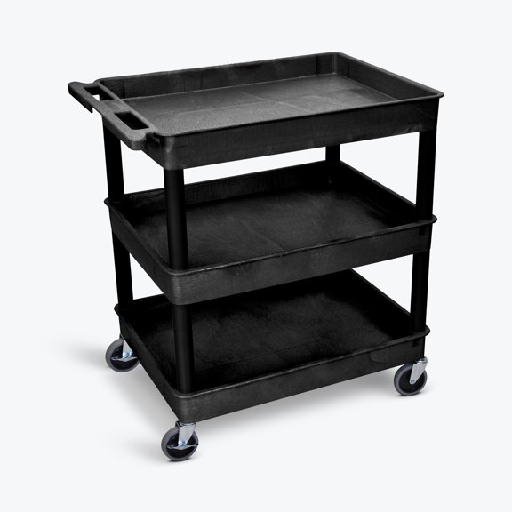 FSE 373-TC111-B Large Tub Cart - Three Shelves