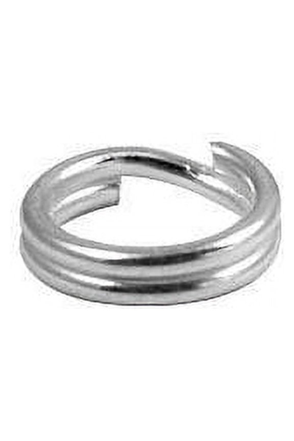 FSF-131-7MM Silver Overlay Round Split Ring