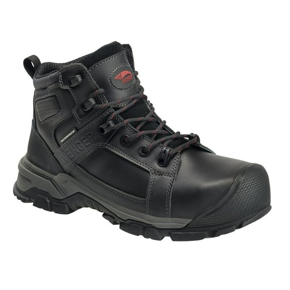 FSI FOOTWEAR SPECIALTIES INTERNATIONAL NAUTILUS Avenger Men's 6-inch Ripsaw Carbon Toe PR Waterproof Work Boots Black -