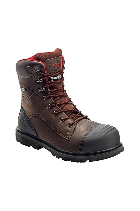 FSI FOOTWEAR SPECIALTIES INTERNATIONAL NAUTILUS Avenger Men's 8-inch Carbon Toe Insulated Waterproof Work Boot Brown -