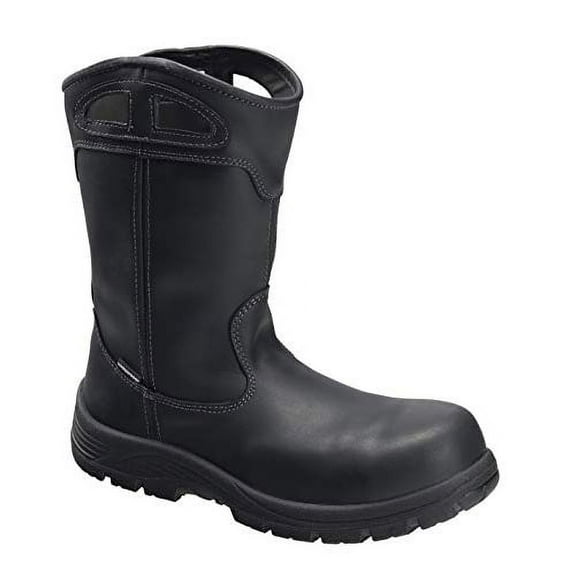 FSI FOOTWEAR SPECIALTIES INTERNATIONAL NAUTILUS Avenger Men's Framer Wellington Composite Toe Work Boots Black - A7857