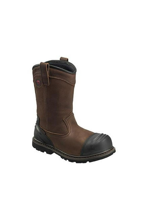 Avenger Hammer Wellington Series - Men's Boots - Carbon Nano-Fiber Toe - IC|EH|SR|PR - Brown/Black - Size: 11.5XXW