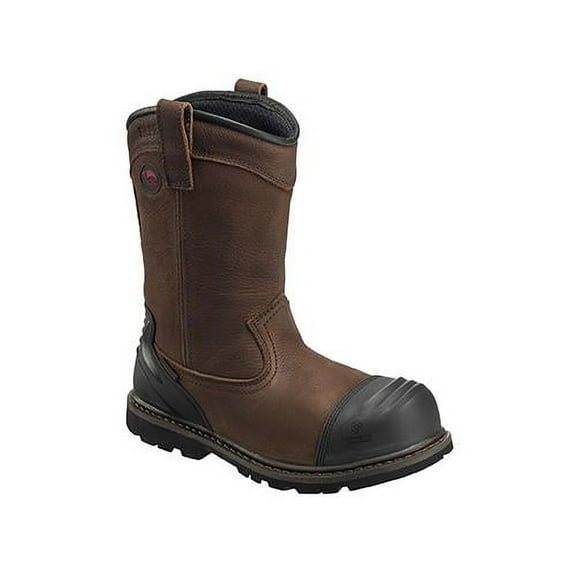 Avenger Hammer Wellington Series - Men's Boots - Carbon Nano-Fiber Toe - IC|EH|SR|PR - Brown/Black - Size: 10.5XXW