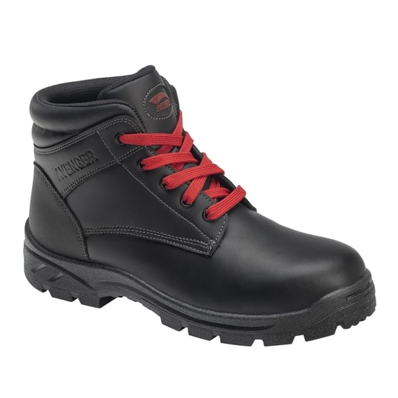 FSI FOOTWEAR SPECIALTIES INTERNATIONAL NAUTILUS Avenger Mens 6" Builder Steel Toe EH Slip Resistant Work Boot Black -