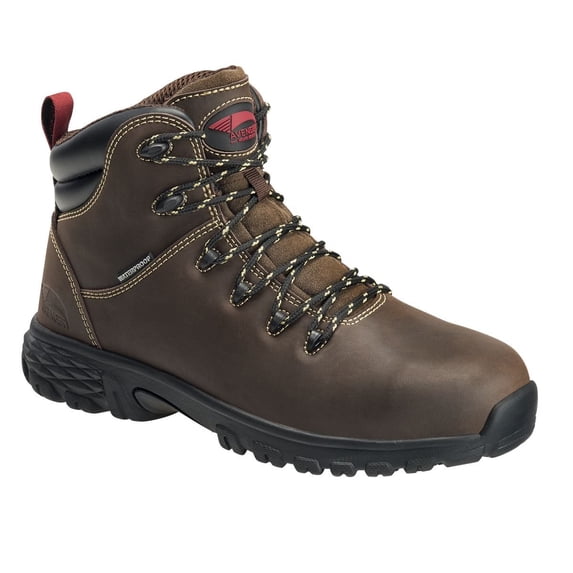 FSI FOOTWEAR SPECIALTIES INTERNATIONAL NAUTILUS Avenger Mens 6" Flight Alloy Toe EH Waterproof Work Boot Brown - A7420