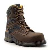 FSI FOOTWEAR SPECIALTIES INTERNATIONAL NAUTILUS Avenger Mens 8" A-Max Dozer Composite Toe EH Waterproof Work Boot Brown