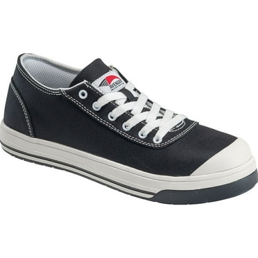 FSI FOOTWEAR SPECIALTIES INTERNATIONAL NAUTILUS Avenger Mens Blade 6-Eye Sneaker Aluminum Toe EH Work Shoes Black/White