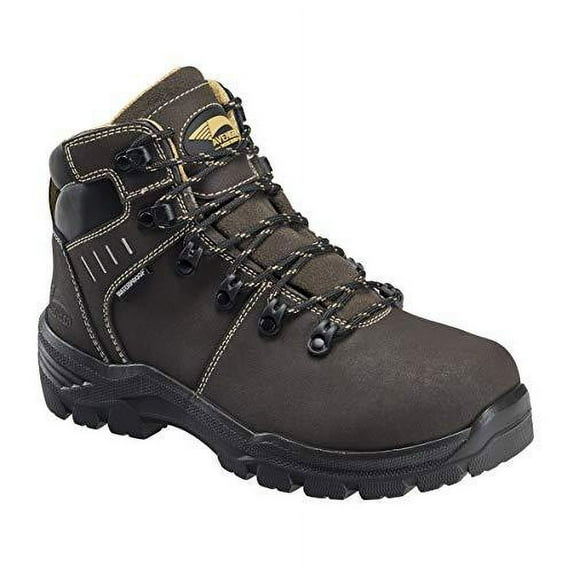 FSI FOOTWEAR SPECIALTIES INTERNATIONAL NAUTILUS Avenger Women's 6-inch Foundation Carbon Toe Metatarsal Guard Waterproof Work Boots Brown - A7452