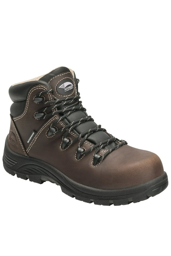 FSI FOOTWEAR SPECIALTIES INTERNATIONAL NAUTILUS Avenger Women's 6-inch Framer Composite Toe Waterproof Work Boots Brown