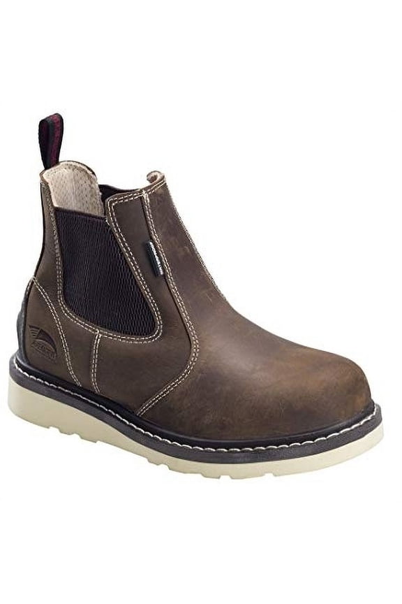 FSI FOOTWEAR SPECIALTIES INTERNATIONAL NAUTILUS Avenger Women's 6-inch Wedge Chelsea Soft Toe Waterproof Pull-On Work