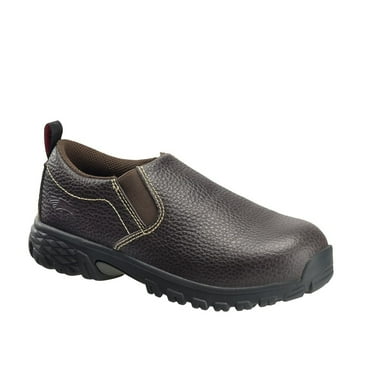 FSI FOOTWEAR SPECIALTIES INTERNATIONAL NAUTILUS Avenger Women's Flight Slip-On Aluminum Toe SD Work Shoes Brown - A7020
