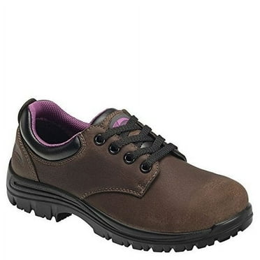 FSI FOOTWEAR SPECIALTIES INTERNATIONAL NAUTILUS Avenger Women's Foreman Oxford Composite Toe Waterproof Work Shoes Brown