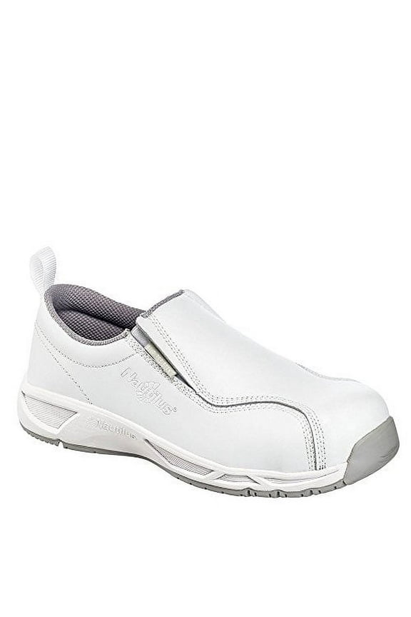 FSI FOOTWEAR SPECIALTIES INTERNATIONAL NAUTILUS Nautilus 1651 Women's Slip-On Athletic Work Shoes Composite Toe White