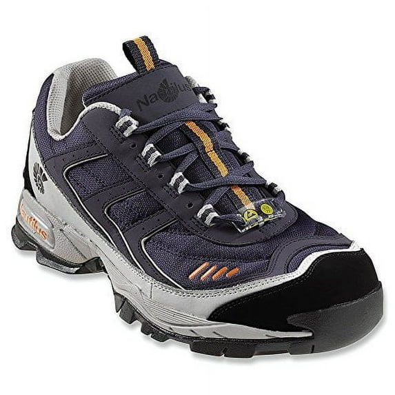FSI FOOTWEAR SPECIALTIES INTERNATIONAL NAUTILUS Nautilus Safety Footwear Men's Steel Toe ESD Athletic Work Shoe Blue - N1326