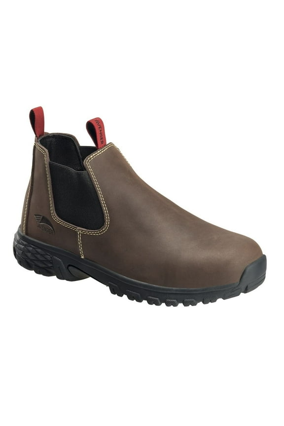 FSI Footwear Nautilus Avenger Womens Brown Chelsea Work Boot A7040 Composite Toe