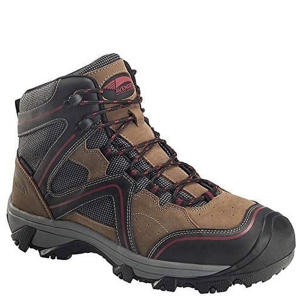 FSI Nautilus Avenger Mens 6in Steel Toe Waterproof Work Boots Brown ...