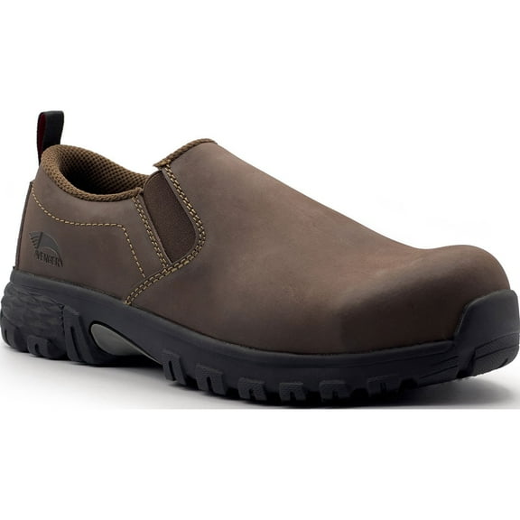 FSI Nautilus Avenger Mens Brown Slip-On Composite Toe ESD Work Shoe A7035