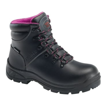 FSI Nautilus Avenger Womens 6" Steel Toe Waterproof EH Work Boots Black A8124