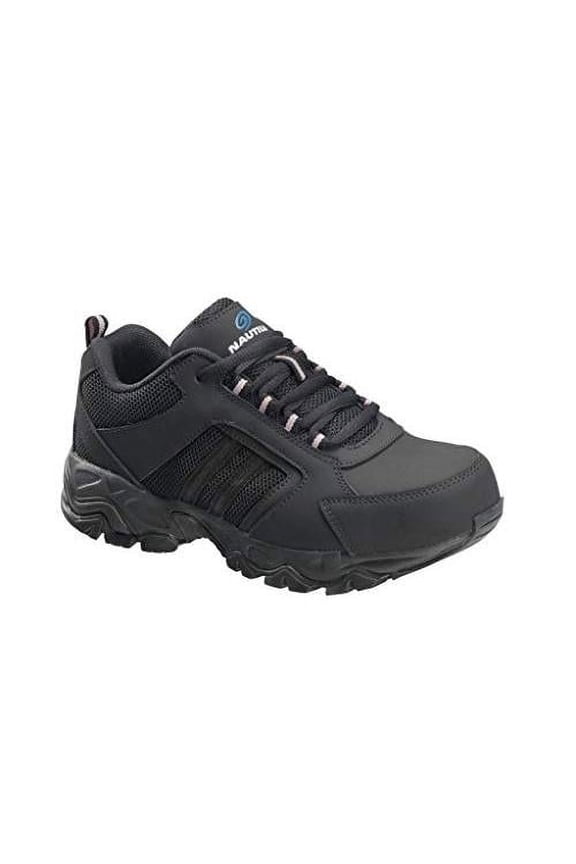 FSI Nautilus Womens Safety Work Shoes Black Composite Toe Slip-Resistant