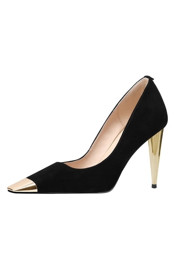 black and gold womens dress shoes Party for Men Women Top New