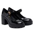 thumbnail image 1 of FSJ Women Mary Jane Shoes Platform Chunky Heel Pumps Size 8 Black, 1 of 4