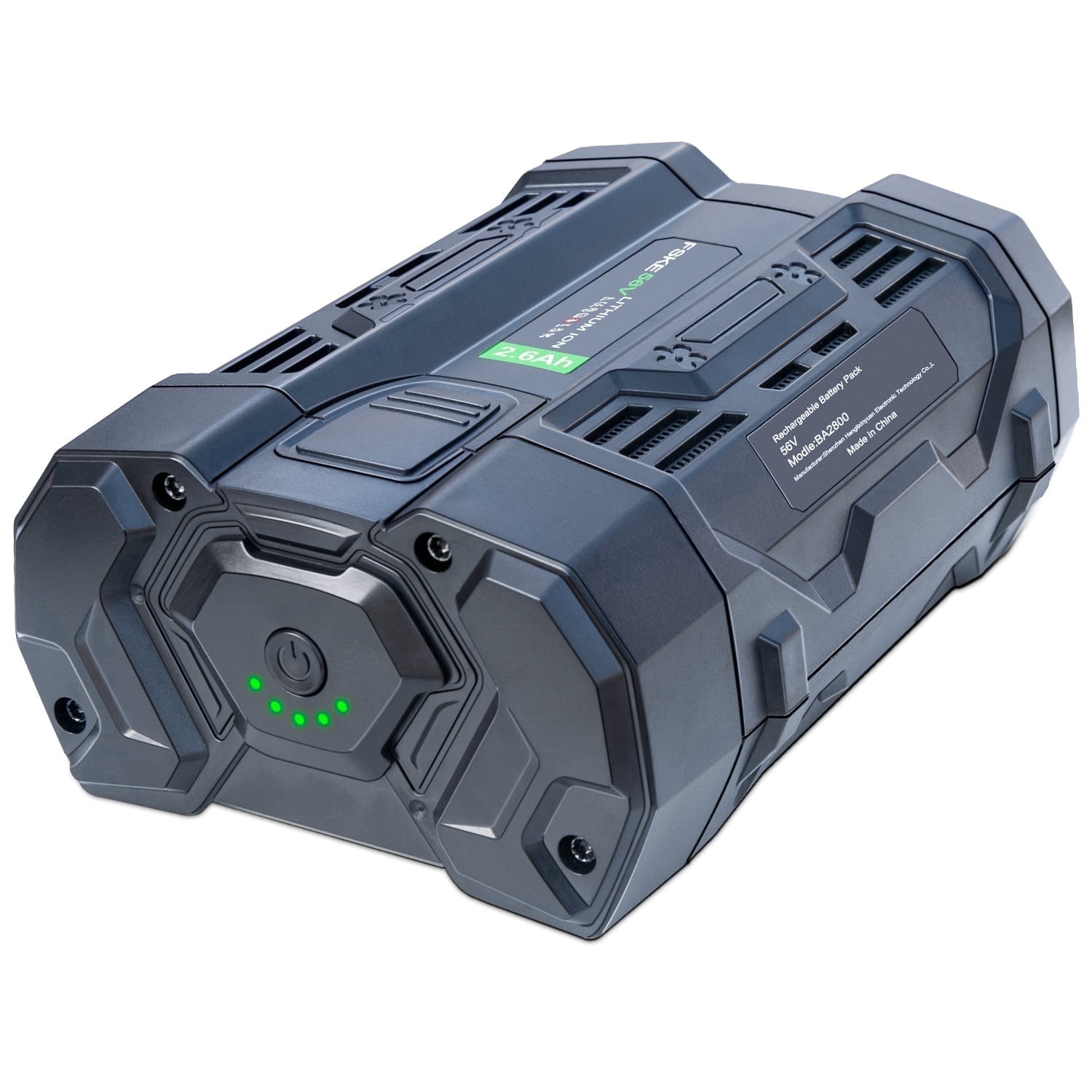 FSKE 2.6Ah Battery Replacement for EGO 56V Battery BA2800 BA4200 Compatible with All Power 56V EGO Power+ Tools