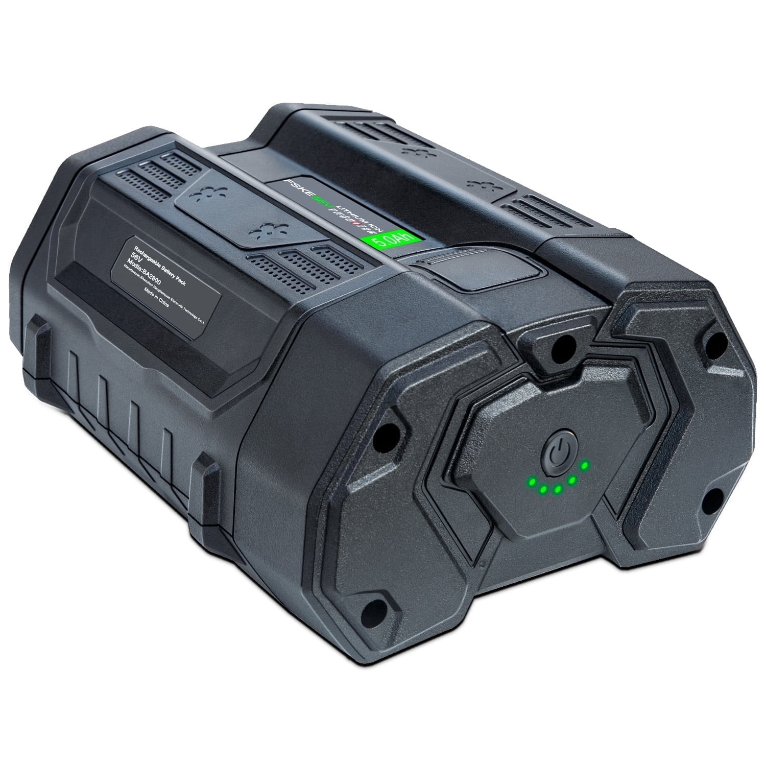 FSKE 56V Battery Replacement for EGO 56V Battery BA2800T BA4200T BA1400 BA5600T 5.0Ah Batteries