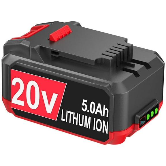FSKE Battery Replacement for Bauer 20V 5.0Ah Capacity Lithium-Ion Compatible with 20V Bauer Cordless Tool and Charger
