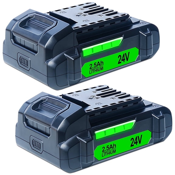 FSKE Battery Replacement for Flex 24V Battery 2.5Ah Lithium-Ion FX0111-1,Compatible with Flex 24V Power Tools and Chargers (2 Packs)