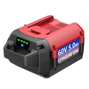 FSKE Battery Replacement for Toro 60V Battery 5Ah L108 L135 L216 L324 L40,Compatible with Toro 60 Volt Power Tool