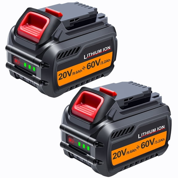 FSKE DCB609 Batteries Replacement for DW 60V Compatible with DCB609 DCB606 DCB612 Lithium Battery 192Wh (2 Packs)